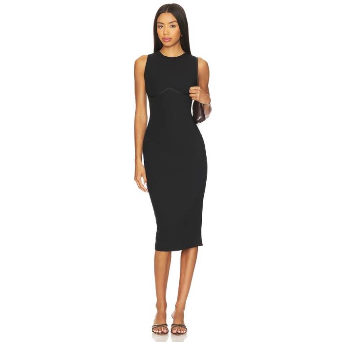 フルールドゥマル Fleur Du Mal 【 Hourglass Rib Dress Women Black 】 ドレス レディース 黒色 ブラック｜スニケス 31,330円