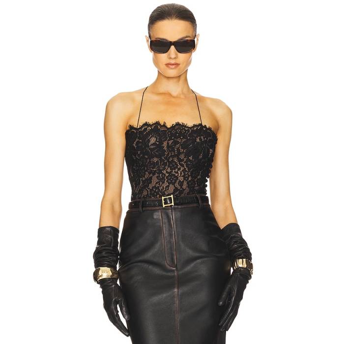 Helsa 【 The Lace Camisole Women Black 】 レディース 黒いこと 黒いこと