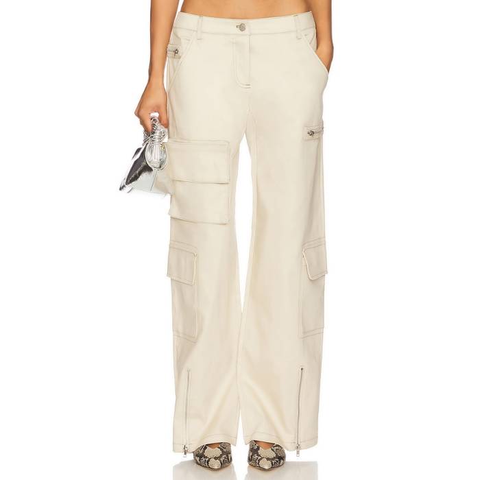 By.dyln 【 Lucious Pants Women Bone 】 レディース