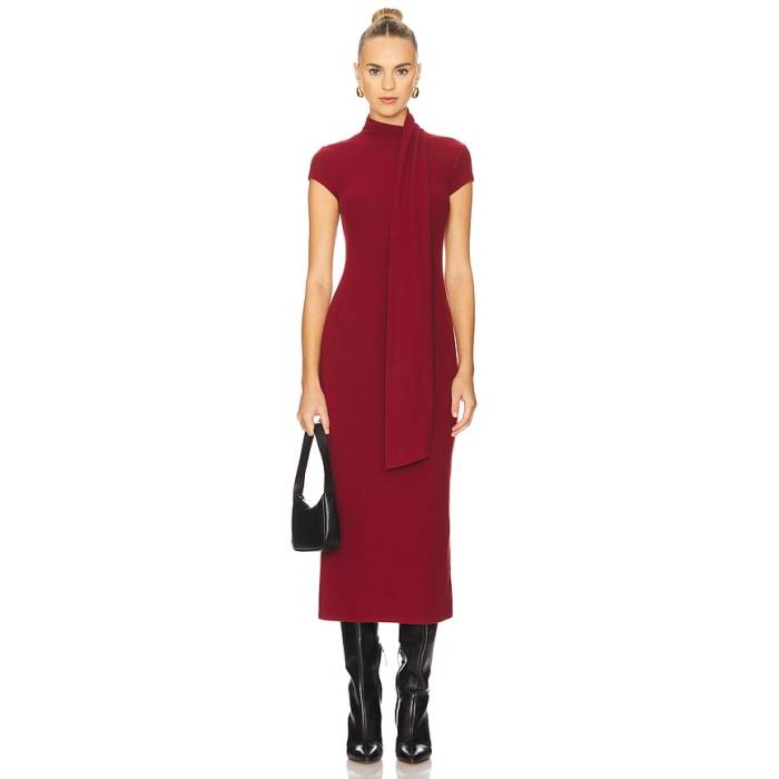 Elodie The Label 【 Elodie Lane Scarf Dress Women Red Dahlia 】 スカーフ ドレス レディース Red 赤・レッド｜スニケス 31,330円