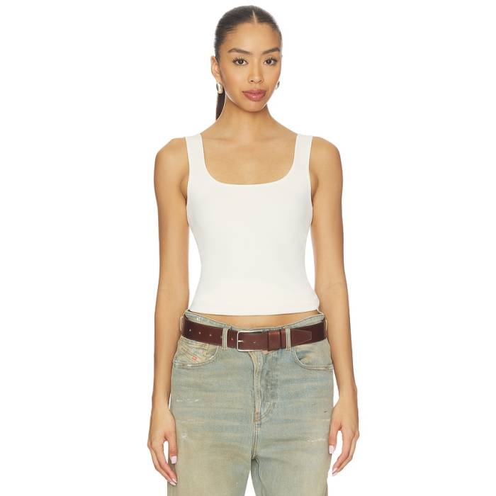 Entire Studios 【 Squared Neck Top Women Off White 】 レディース 白いこと 白いこと