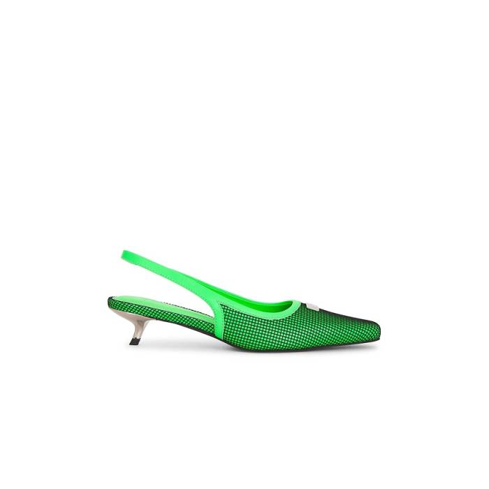 Dirt 【 Slingbacks Women Neon Green \u0026Amp; Mesh 】 レディース green 緑・緑であること
