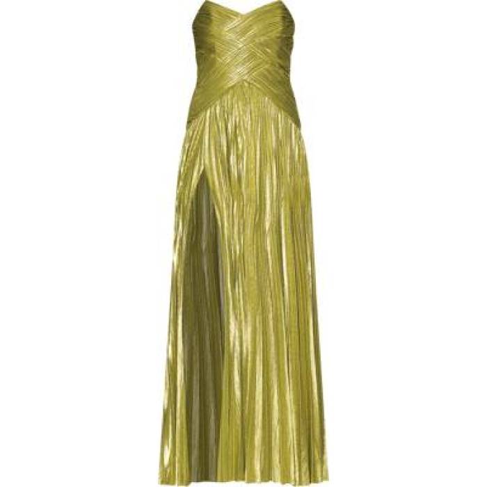 Retrofete 【 Stephie Dress Women Metallic Peridot 】 御召しもの レディース