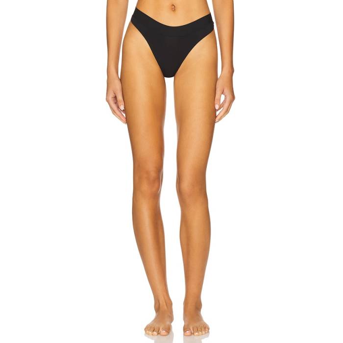 Cuup 【 Modal Thong Women Black 】 レディース 黒いこと 黒いこと