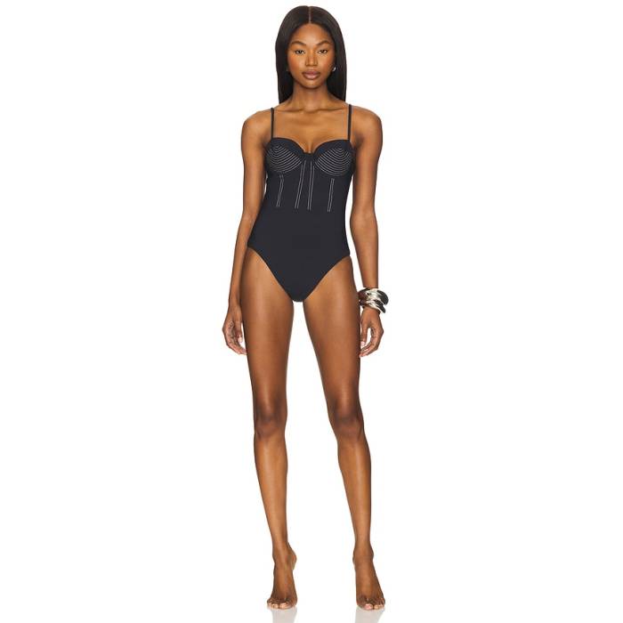 Simkhai 【 Beatrix Bustier One Piece Women Black 】 レディース 黒色 ブラック|スニケス