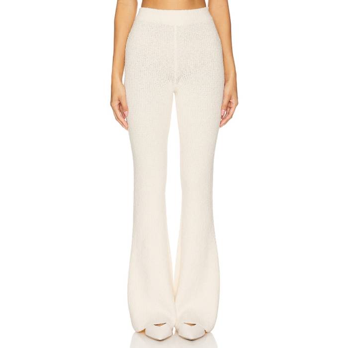 Camila Coelho 【 Nika Rib Pant Women Ivory 】 パンツ レディース アイボリー｜スニケス
