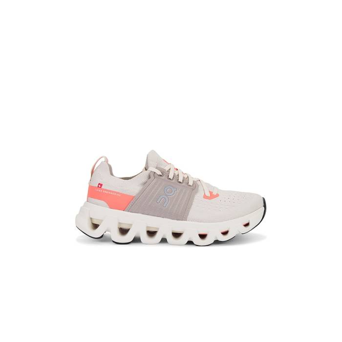 オン On 【 Cloudswift 4 Sneaker Women Cream \u0026Amp; Salmon 】 靴 スニーカー レディース 皮膚軟化剤