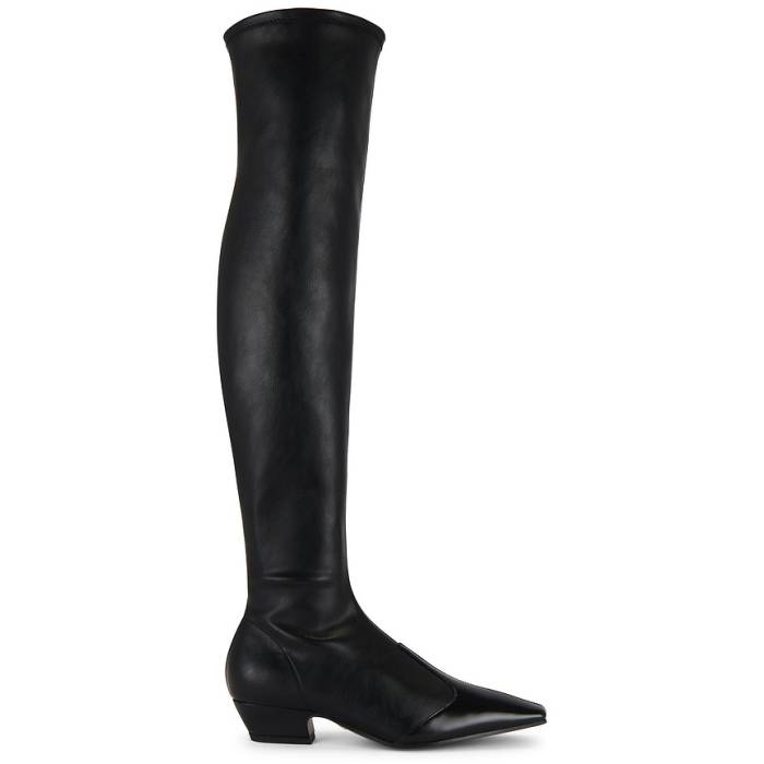 Lola Cruz 【 Over The Knee Boot Women Black 】 ブーツ レディース 黒いこと 黒いこと