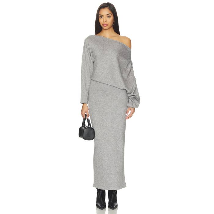 Ronny Kobo 【 Matthieu Dress Women Grey 】 お召しもの レディース 薄墨色 薄墨色