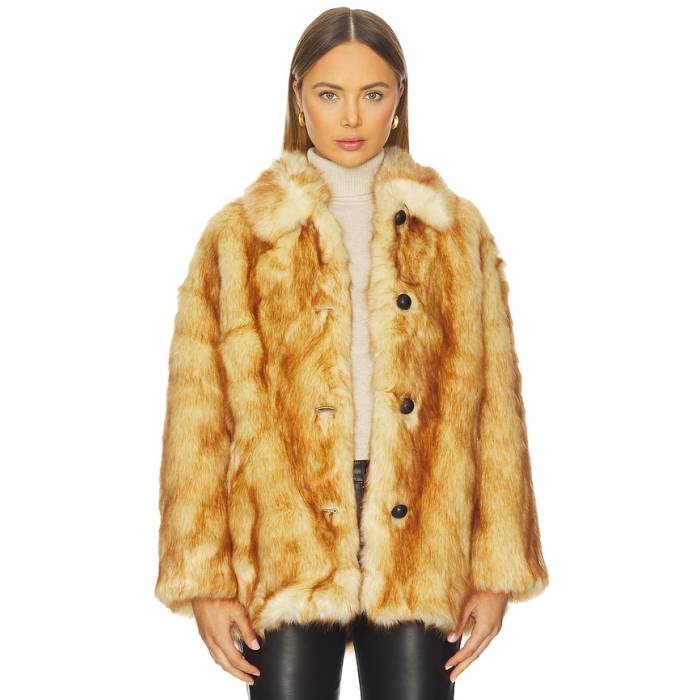 ラグアンドボーン Rag & Bone 【 Brenna Faux Fur Jacket Women Brown 】 Jacket ジャケット レディース 茶色 ブラウン｜スニケス
