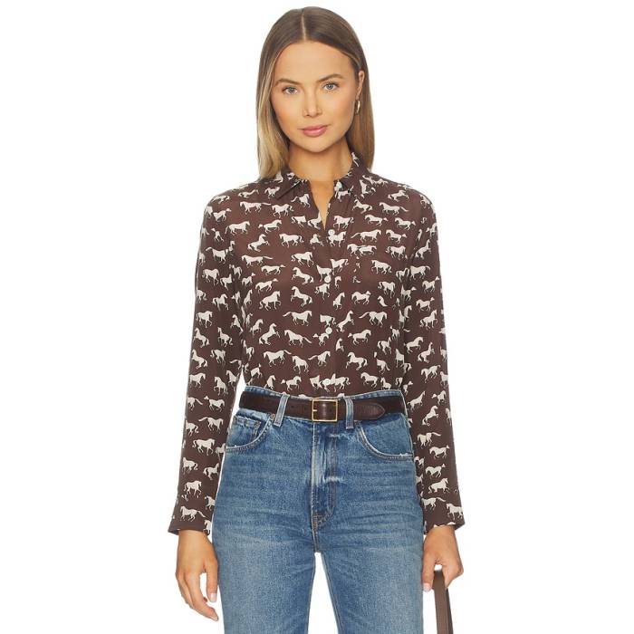 レイルズ Rails 【 Kate Top Women Ivory Horses 】 レディース 象牙色