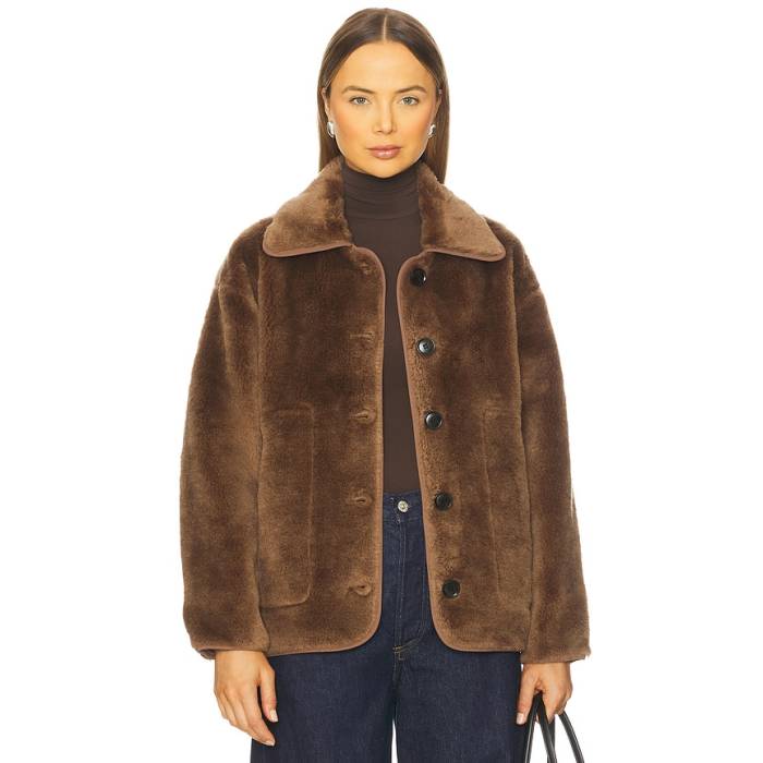 シチズンズオブヒューマニティ Citizens Of Humanity 【 Astrid Sherpa Jacket Women Warm Tan 】 Jacket 上衣 レディース ウォーム