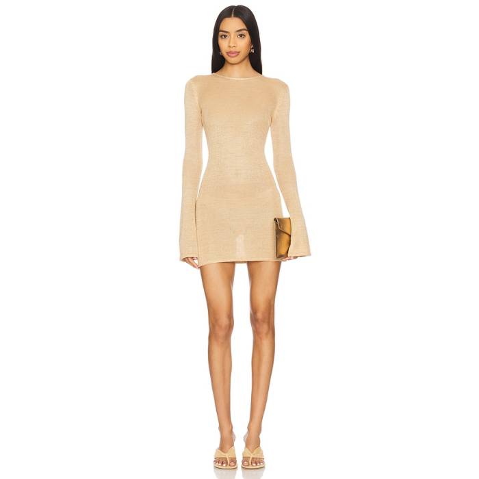 Flook The Label 【 Elysia Dress Women Gold Sands 】 ドレス レディース ゴールド｜スニケス