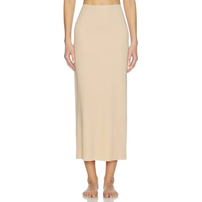 命令すること Commando 【 Classic Maxi Half Slip Skirt Women Beige 】 古典派音楽 二分の一 レディース ベージュ