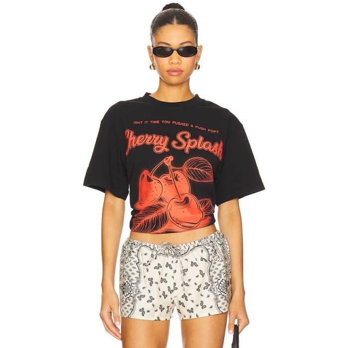 Philcos 【 Push Pop Cherry Splash Tee Unisex Black 】 プルオーバー ユニ一発やる 黒いこと 黒いこと