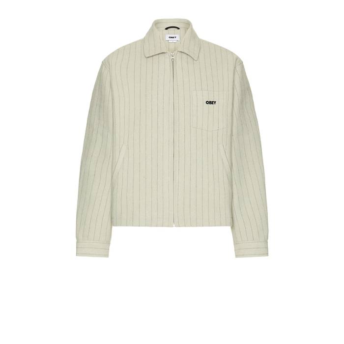 オベイ Obey 【 Vernon Zip Jacket Men Abbey Stone Multi 】 Jacket ジャケット メンズ｜スニケス