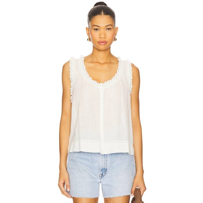 The Great 【 Vignette Top Women White 】 レディース 白いこと 白いこと