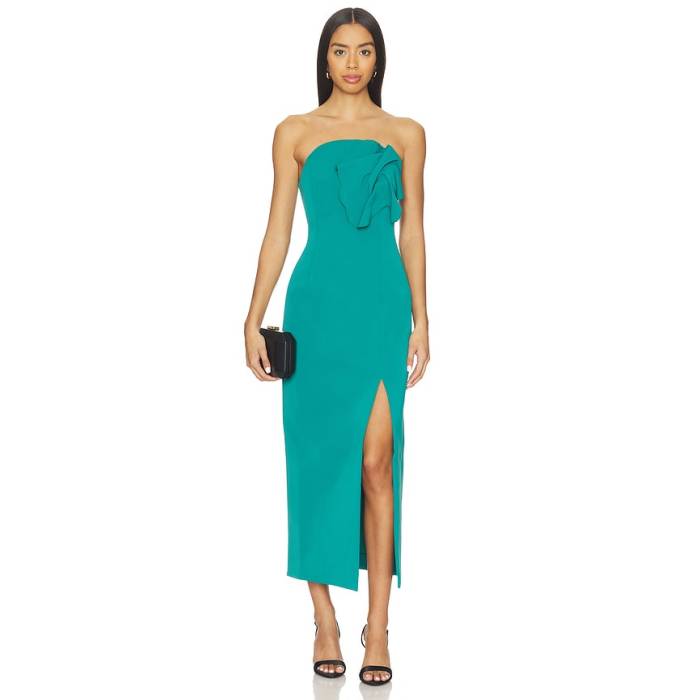 Acler 【 Manton Midi Dress Women Dark Pacific 】 お召しもの レディース パシフィック