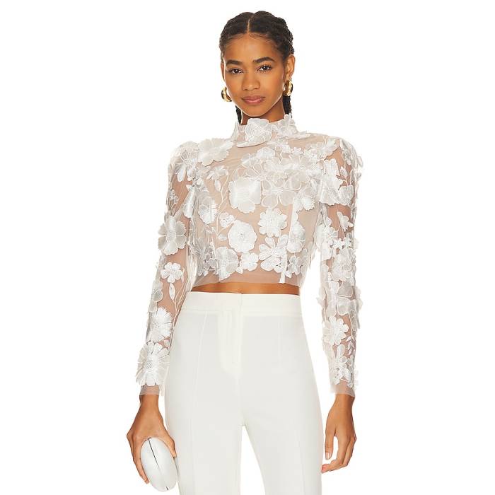Elliatt 【 Elia Top Women Ivory \u0026Amp; Nude 】 レディース 象牙色
