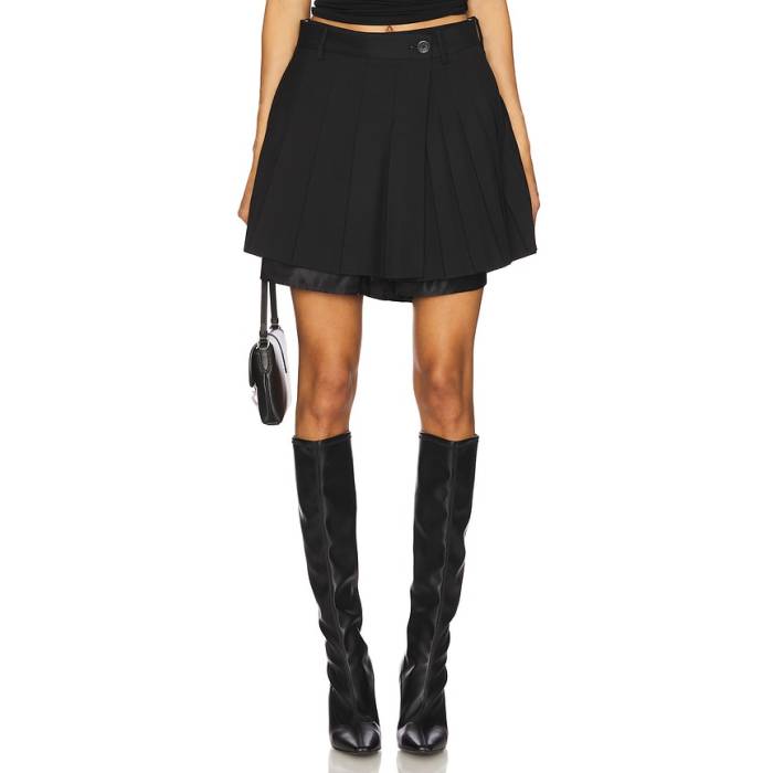 ヘルムートラング Helmut Lang 【 Pleated Skort Women Black 】 レディース 黒色 ブラック|スニケス