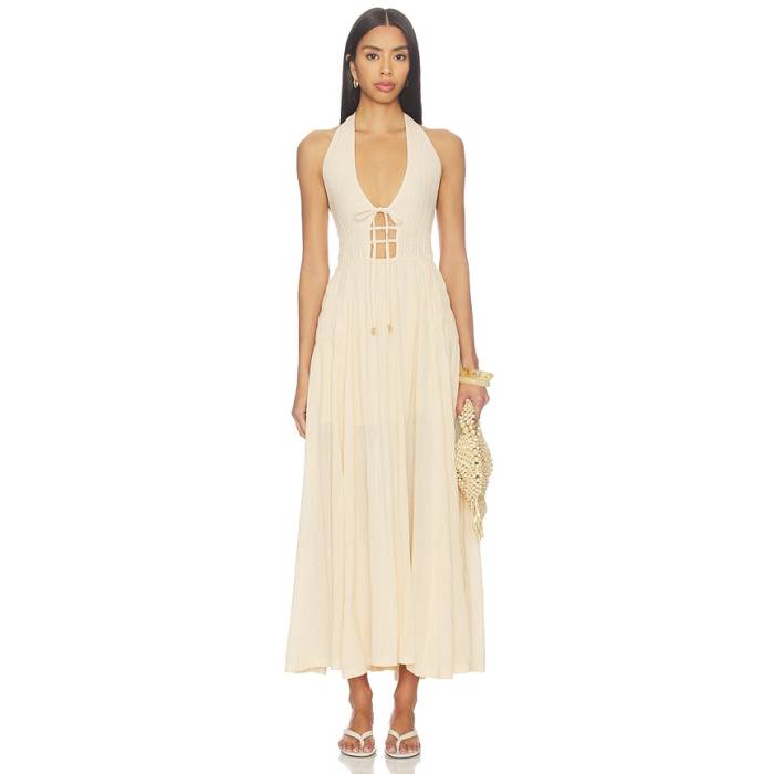 フリーピープル Free People 【 X Free-Est Angel Maxi Dress In Buttercream Women Buttercream 】 ドレス レディース|スニケス