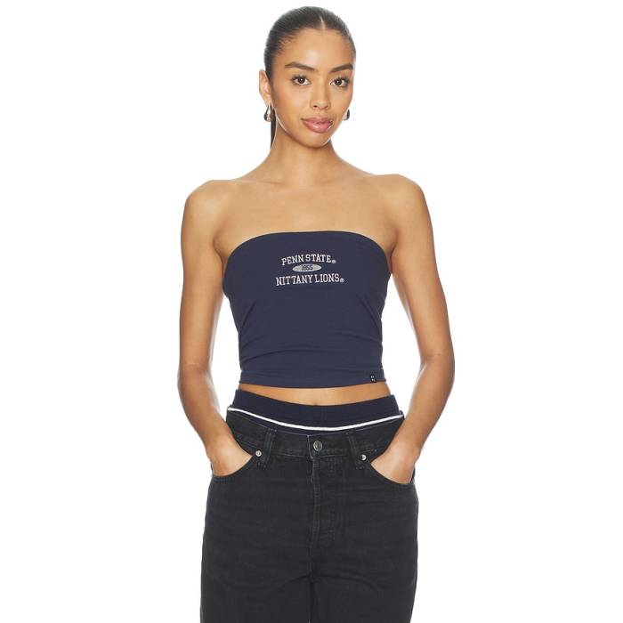 Hype And Vice 【 Penn State Tube Top Women Navy 】 State 滑るゲーム盤 レディース 紺色 米国海軍