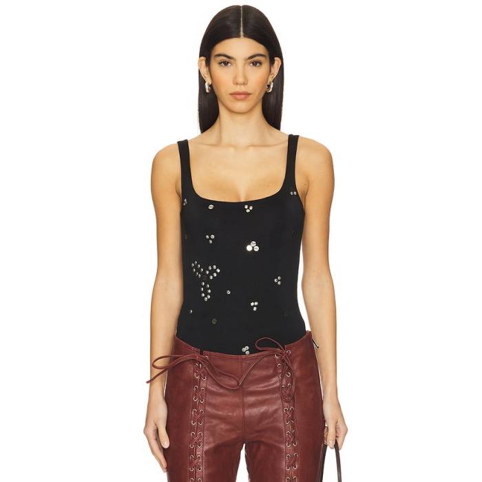 Siedres 【 Dasne Bodysuit Women Black 】 上半身背広 レディース 黒いこと 黒いこと