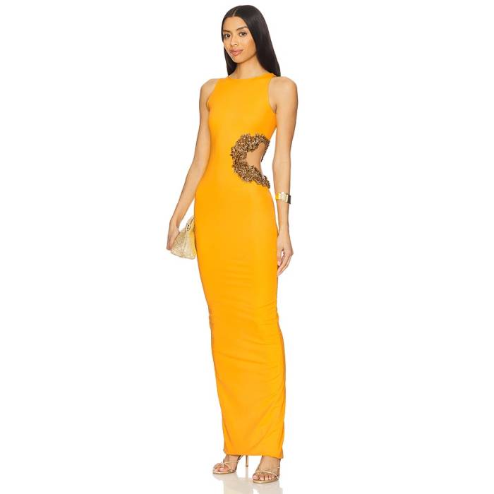 Bronx And Banco 【 Camila Maxi Dress Women Yellow 】 ドレス レディース yellow 黄色・イエロー｜スニケス