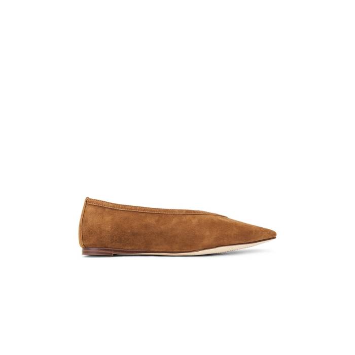 スティーブマデン Steve Madden 【 Leni Flats Women Chesnut Suede 】 レディース スエード・スウェード