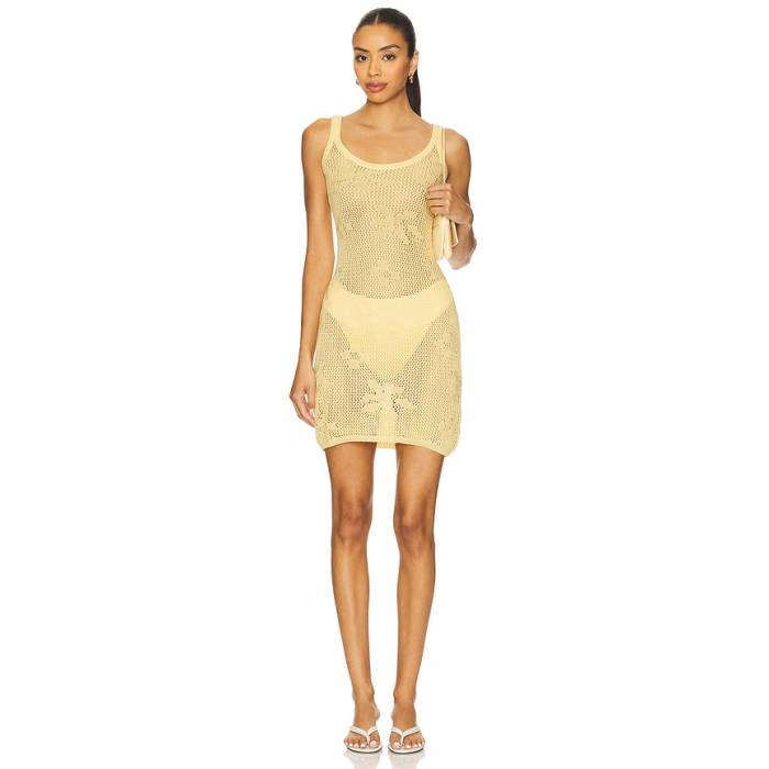 Sndys 【 Terrina Mini Dress Women Yellow 】 ドレス レディース yellow 黄色・イエロー｜スニケス
