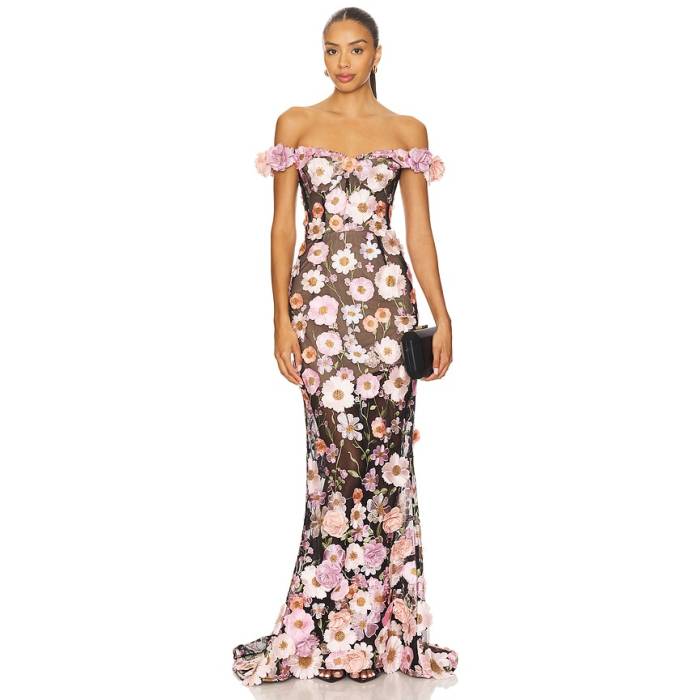 Bronx And Banco 【 Jasmine Gown Women Black Multi 】 レディース 黒いこと 黒いこと