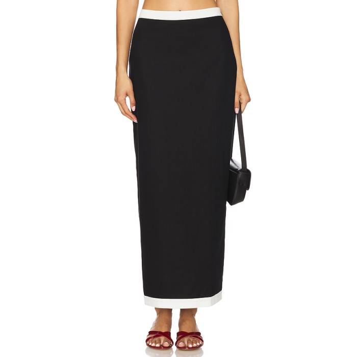 4Th & Reckless 【 Brea Maxi Skirt Women Black 】 レディース 黒色 ブラック|スニケス