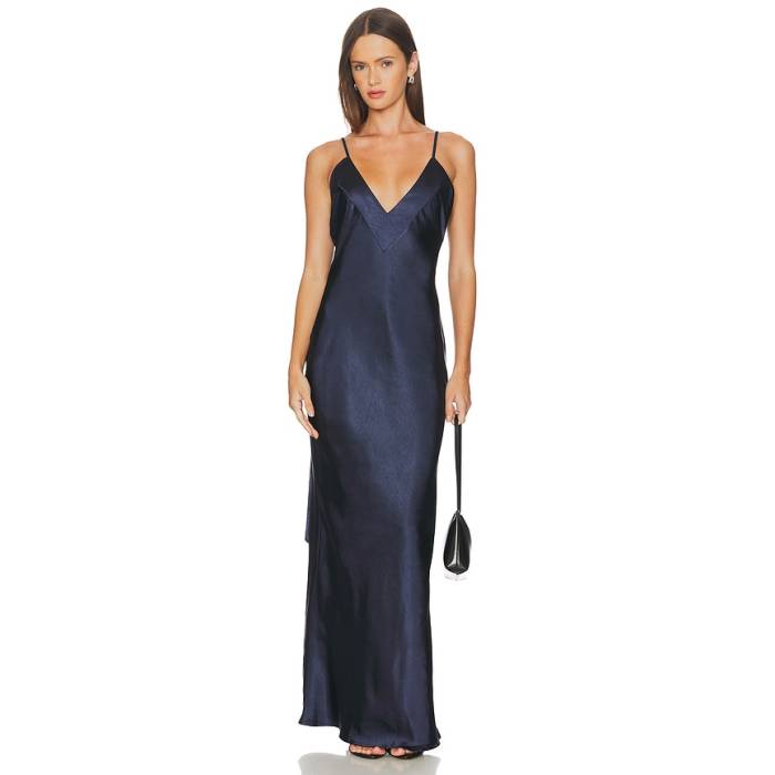 Sndys 【 Spain Maxi Dress Women Navy 】 お召しもの レディース 紺色 米国海軍