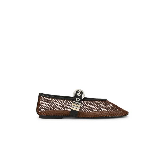 スティーブマデン Steve Madden 【 Lucia Flat Women Brown Fine Mesh 】 レディース 赤銅色 赤銅色