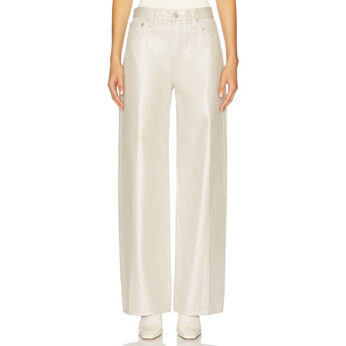 Pistola 【 Tate High Rise Bowed Wide Jeans Women Champagne Luster 】 ハイ ライズ ジーンズ レディース｜スニケス