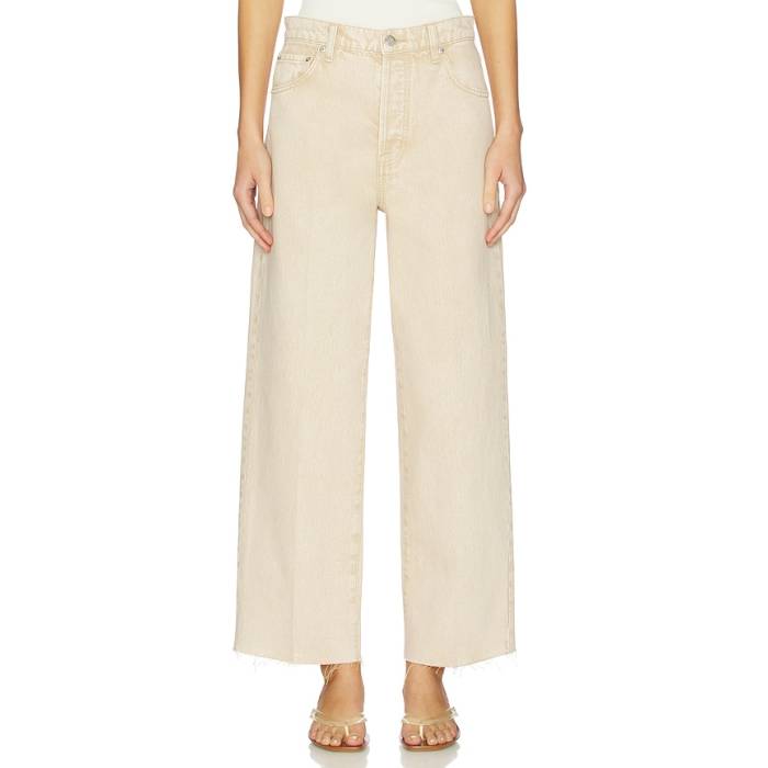 Pistola 【 Tate Crop High Rise Bowed Wide Jeans Women Dune 】 Crop クロップ ご機嫌 ライズ デニム レディース