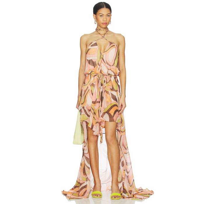 Alexis 【 Gisela Dress Women Abstract Print 】 御召しもの レディース