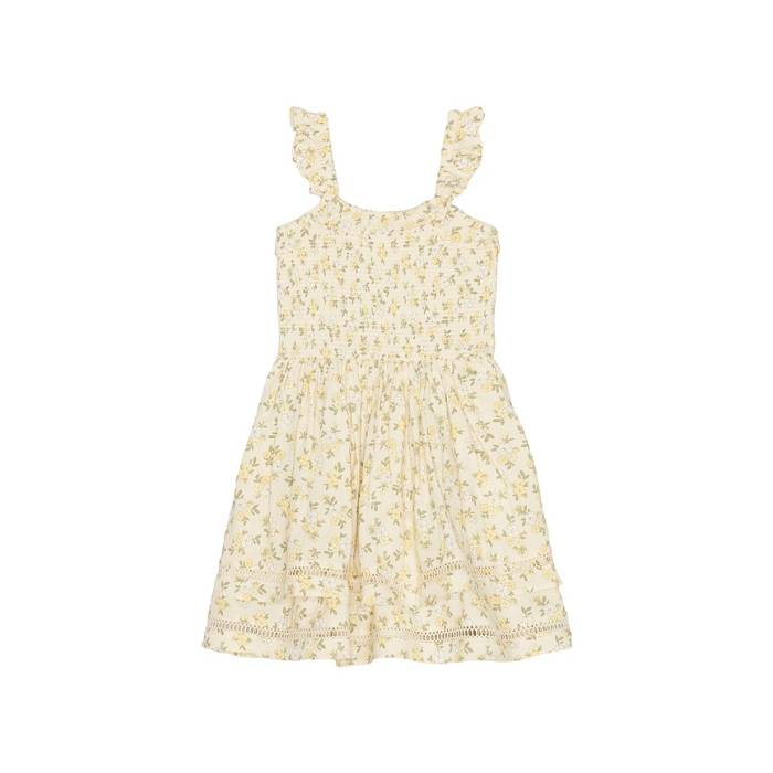 Noralee 【 Birdie Dress Girls Lemon Meadow 】 お召しもの お坊っちゃん キッズ