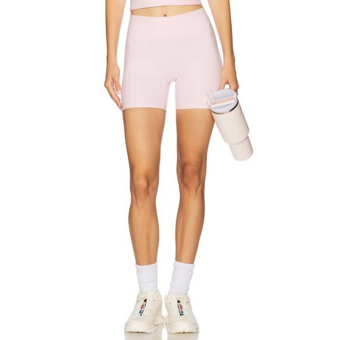 437 【 The Essentials Short Women Powder Pink 】 レディース pink サクラ色 パンツ-レディースファッション-ボトムス