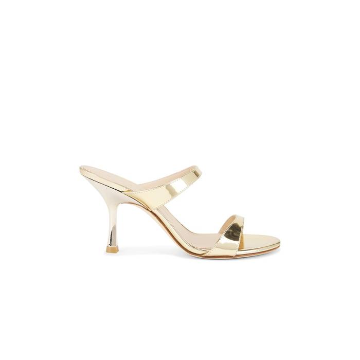 スチュアートワイツマン Stuart Weitzman 【 Nudist 85 Slide Women Platino 】 Slide サンダル レディース