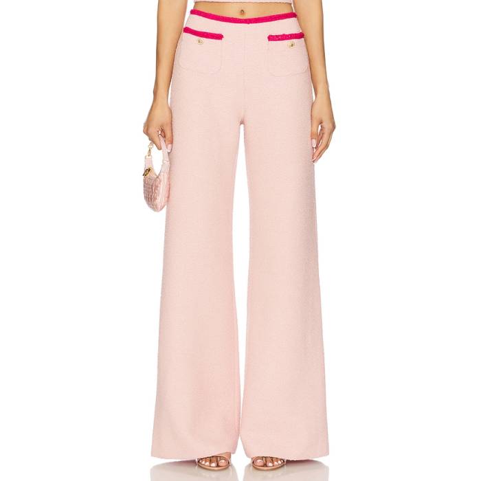 アマンダアプリチャード Amanda Uprichard 【 Windsor Pants Women Light Pink \u0026Amp; Pink 】 レディース pink サクラ色