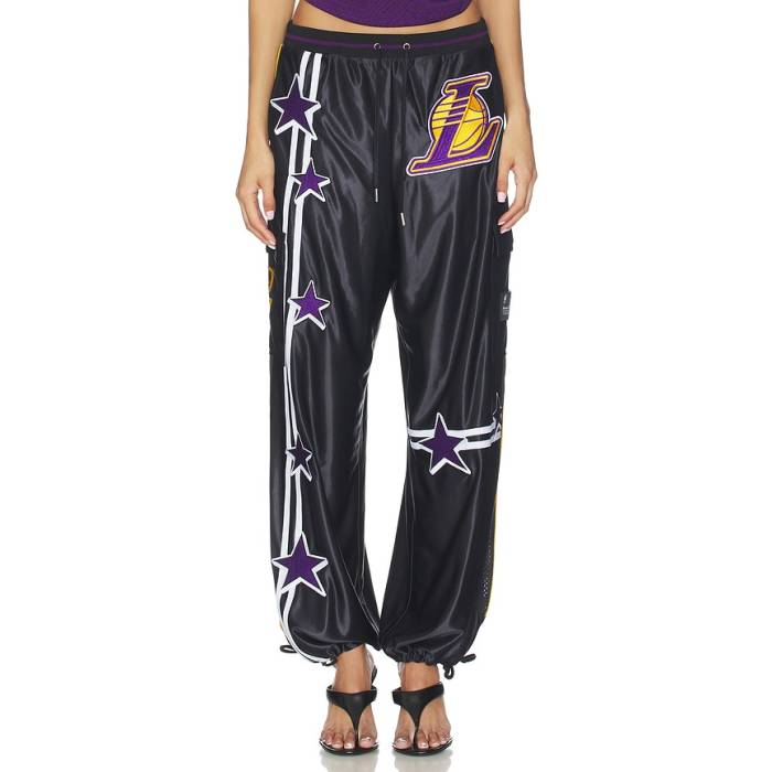 Off Season 【 La Lakers Nylon Track Pant Women La Lakers 】 天使の都市 Lakers レイカーズ ナイロン 貨物自動車 ズボン下 レディース 天使の都市 Lakers レイカーズ