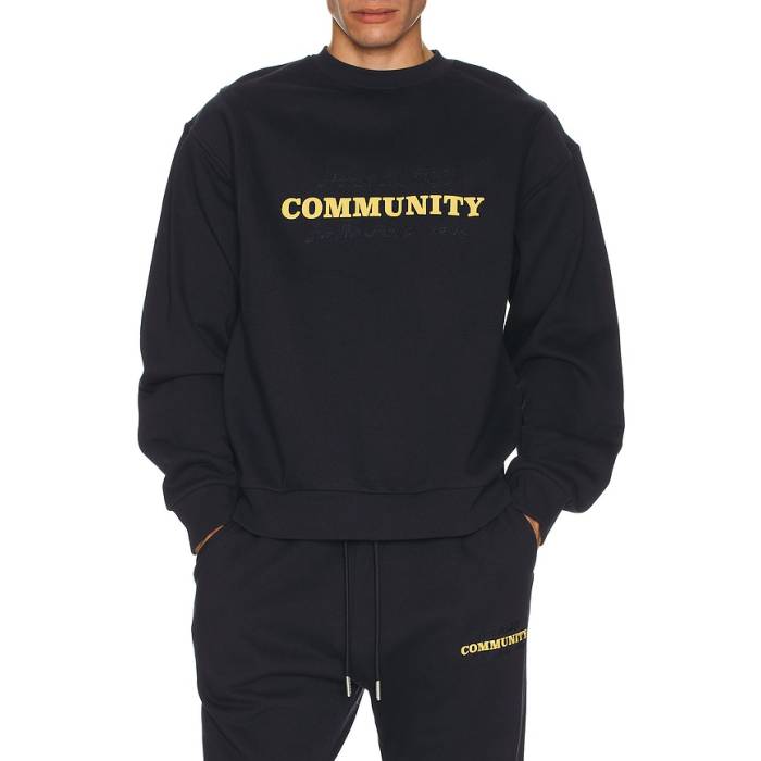 Honor The Gift 【 Track Crew Neck Sweatshirt Men Navy 】 トラック クルー スウェット トレーナー メンズ 紺色 ネイビー|スニケス