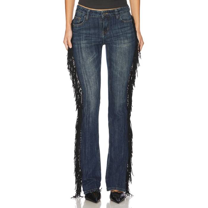 ジェイディッドロンドン Jaded London 【 Fringe Cooper Jeans Women Dark Wash 】 ジーンズ レディース|スニケス