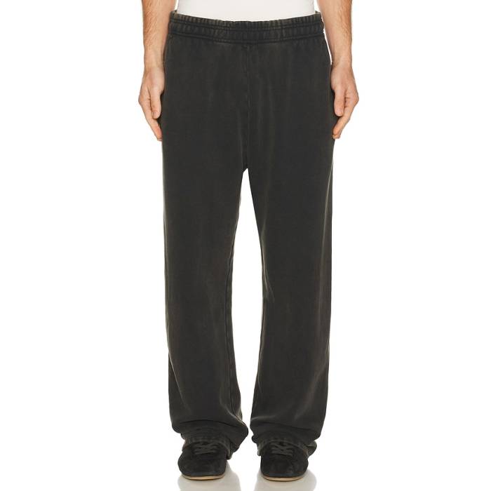 Entire Studios 【 Straight Leg Sweatpant Men Washed Black 】 メンズ 黒いこと 黒いこと
