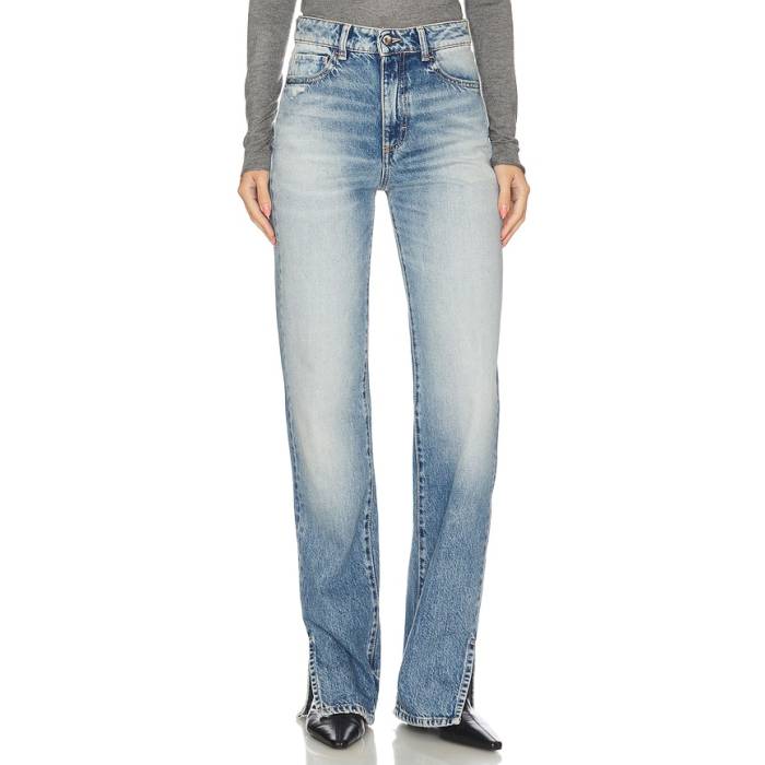 Icon Denim 【 Jodie Straight Jeans Women Smoke Blue 】 デニム レディース 青味 青み