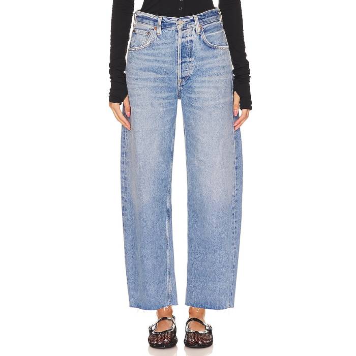 シチズンズオブヒューマニティ Citizens Of Humanity 【 Ayla Undone Hem Crop Jeans Women Sodapop 】 Crop クロップ ジーンズ レディース｜スニケス