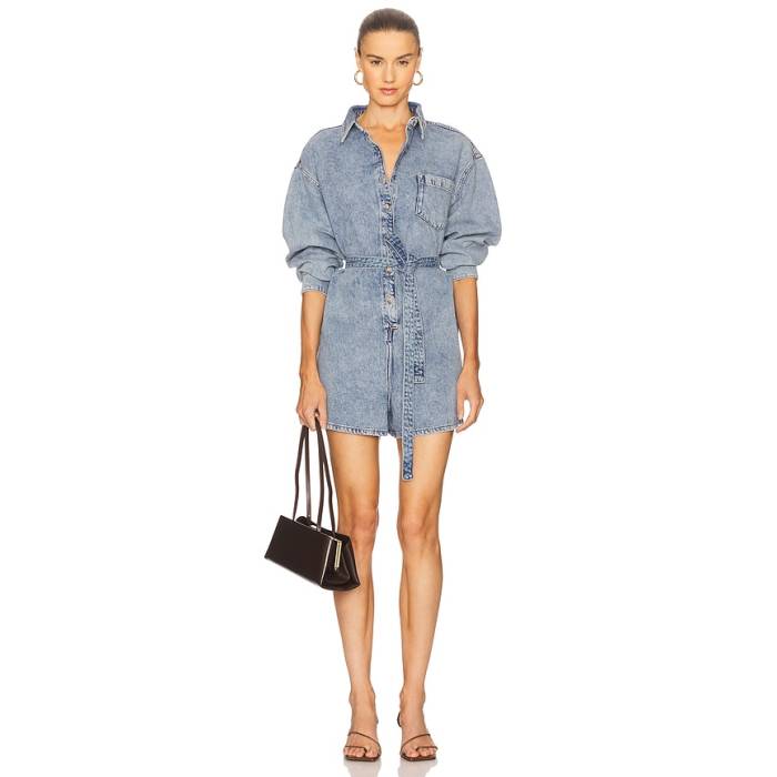 好ましいアメリカン Good American 【 Denim Romper Women Indigo793 】 ジーンズ ロンパース レディース