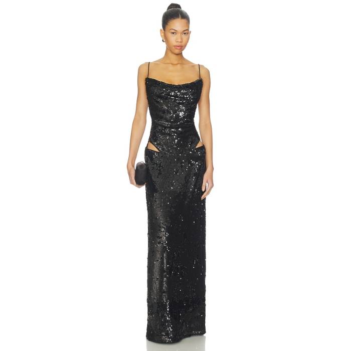 Lpa 【 Ava Maxi Dress Women Black 】 お召しもの レディース 黒いこと 黒いこと