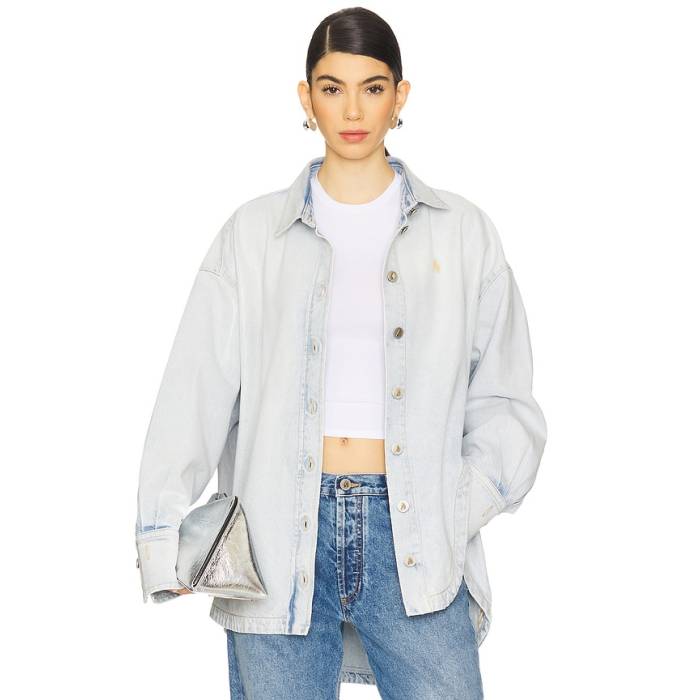 ジ・アティコ The Attico 【 Blouson Top Women Sky Blue 】 レディース 天の原 青碧 青碧